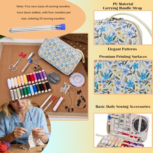 Bobode Cute Travel Sewing Kit for Adults & Beginners