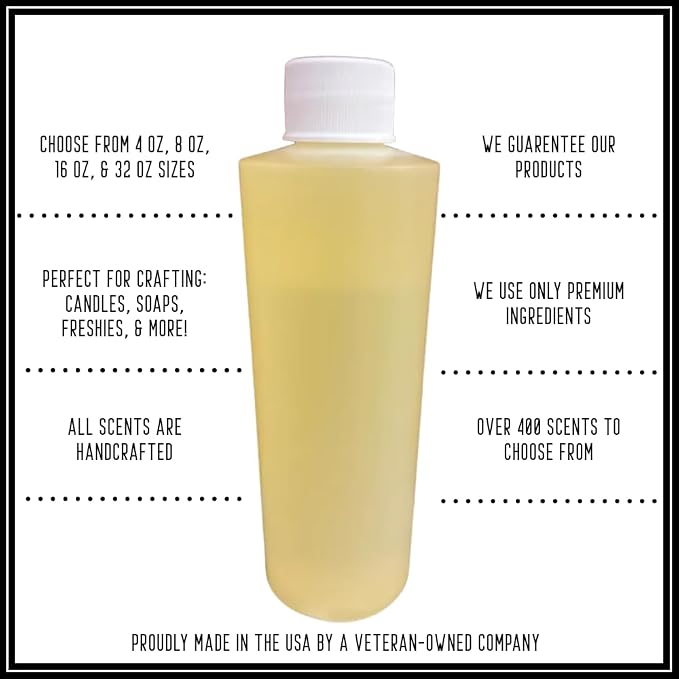 Jasmine Vanilla from Our Floral Collection - Perfect for Adding Aroma to Freshies, Candles, Soaps, and Diffusers - 4 oz