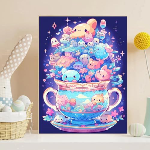 Diamond Art Kits for Adults, Cartoon Diamond Art Painting Kits for Adults