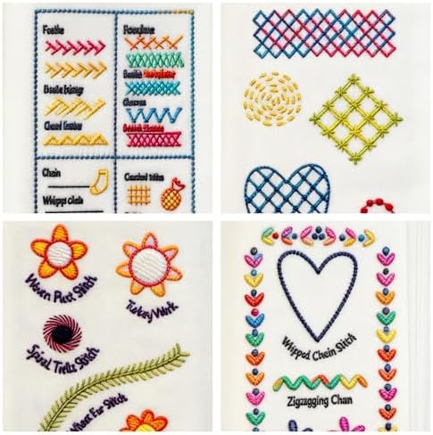 AILE 2026 New Embroidery Stitch Book Kit for Adult Beginners, Embroidery Sampler Practice Book with Complete Toolkit & Instructional Tutorial, DIY Embroidery for Adults and Craft Enthusiasts