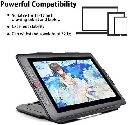 Drawing Tablet Stand for 12-17 inch Drawing Display with 9 Angles