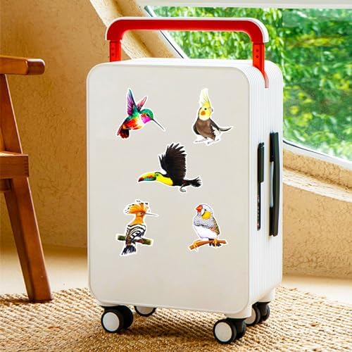 DothRayan 100 Pcs Birds Stickers Cute Bird Animals Stickers, Vinyl Waterproof Birds Sticker for Kids Teen Water Bottles Laptop Luggage Phone Skateboard Computer Refrigerators