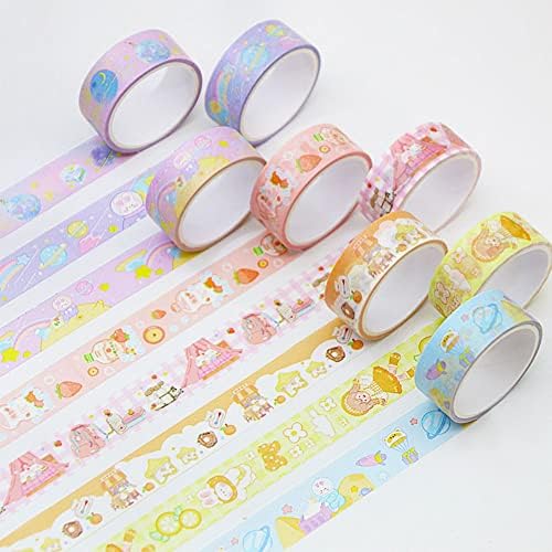 MAFELOE Washi Tape Set, 60 Rolls, 2 Meters Long, Pink Box