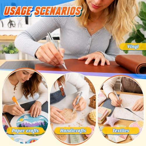 16PCS Exacto Knife Set, Craft Knife Kit, Hobby Knives for Crafting