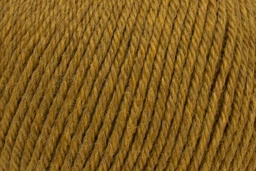 100% Baby Alpaca Yarn for Knitting & Crocheting - Set of 3 Skeins of Premium Yarn DK - Lightweight, Hypoallergenic & Thermal Peru Made - Ideal for Delicate Projects (M035 - Mustard)