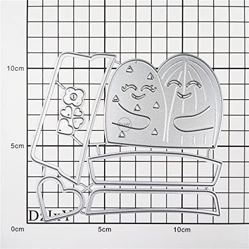 Cactus Heart Metal Cutting Dies for Card Making