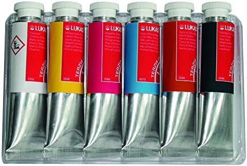 LUKAS Studio Artist Oil Color Paints - High-Pigment Oil Paint Made with Natural Binder for Artist, Painting, & More! - [Assorted Colors - 37 mL]