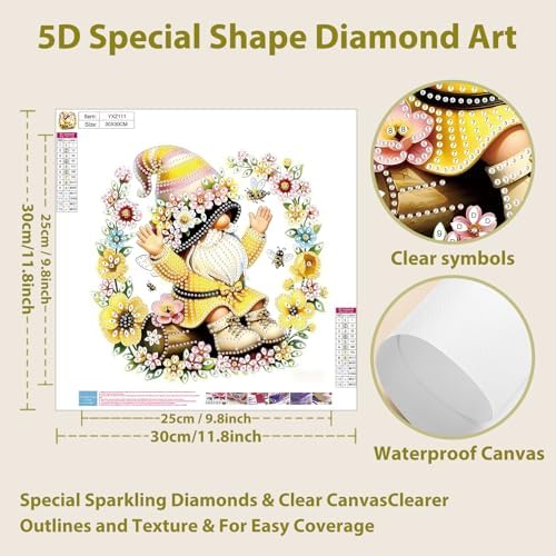 Special Shape Diamond Art Kits for Adults Beginners