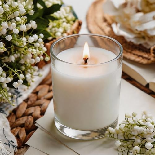 36-Pack 7oz Glass Candle Jars for Making Candles Bulk- Clear