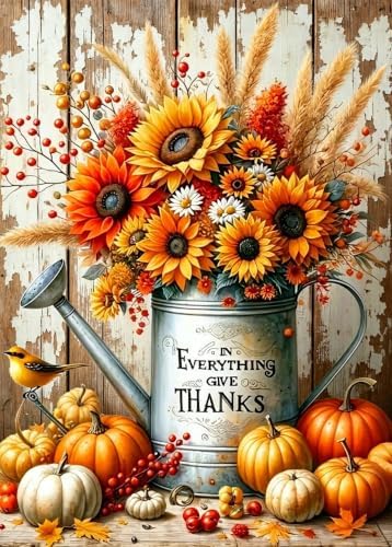 Tabszca Sunflower Vase Paint by Numbers Kit for Adults 16 X 20 Inch