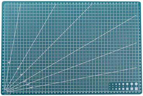 New A3 Double Side Craft Cutting Mat Cutting Board Sewing Pad Artist Carving Tools Handmade Crafts DIY Props (Green)