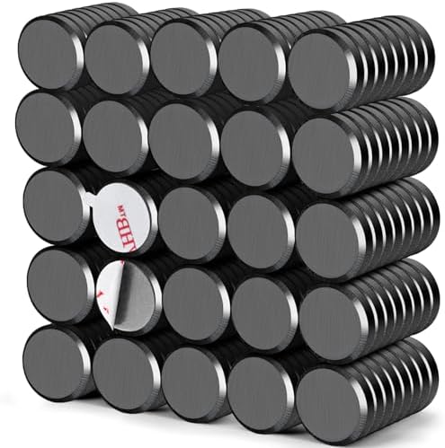 DIYMAG Strong Adhesive Magnets,200p 0.47x0.12in Fridge Refrigerator Magnet