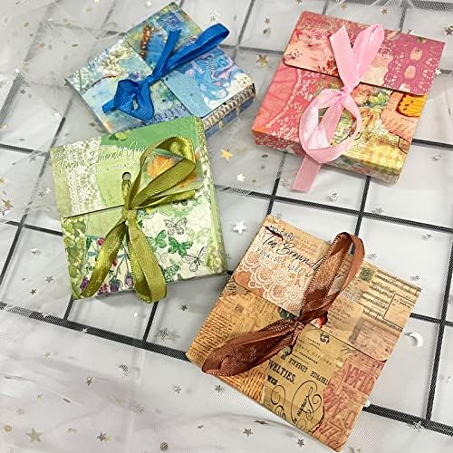 400 PCS Vintage Scrapbook Paper DIY Journaling Supplies Decorative Paper Aesthetic Stationery Scrapbooking Paper or Journals Junk Journal Planners Picture Frames Album Crafts
