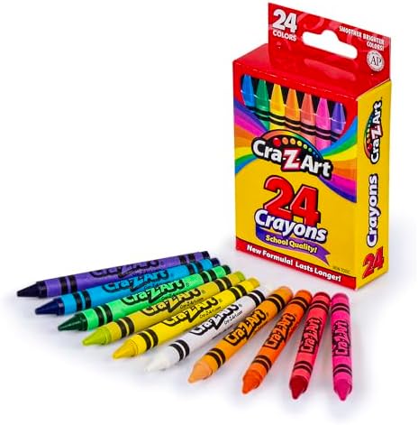Cra-Z-Art Classic Bundle Crayons, Markers and Colored Pencil 46 Piece School Supply Arts & Crafts Bundle