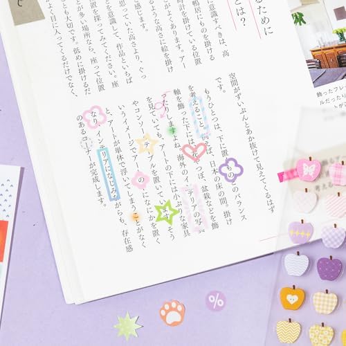 PRSTINCOL Cute Sticker Book, Dark Purple