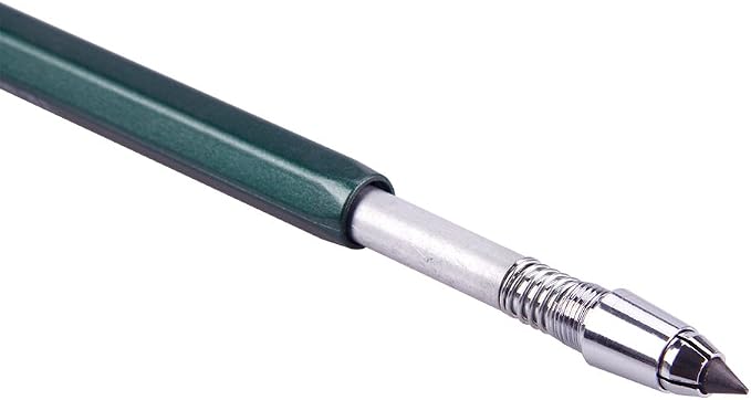 4.0mm Lead Holder Sketching Mechanical Pencil Retractable Drawing Charcoal Pencil Automatic Sketch Pencil with Gift Box for Students Artists Beginners Engineers Graphing Crafting School Art Supplies