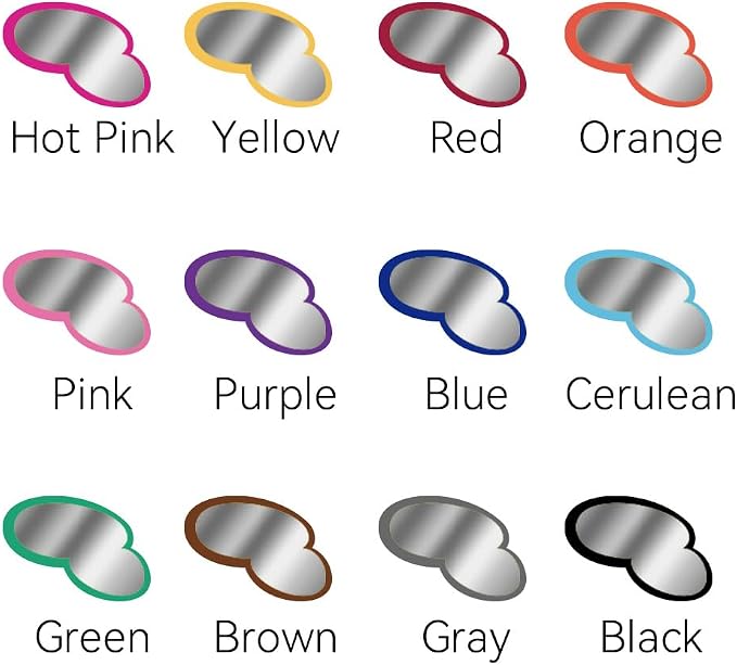 TRANSON 12pcs Outline Shimmering Markers with Metallic for Fun Art Drawing Craft DIY