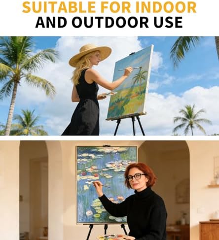 Easel Stand for Sign, Art Painting Artist Display Tripod 17" to 63"