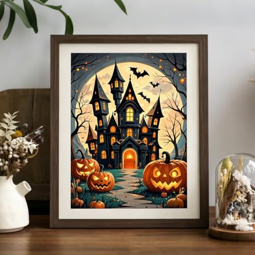 XTCIXAL Halloween Diamond Painting, Diamond Art Kits for Adults, 12x16 Inch