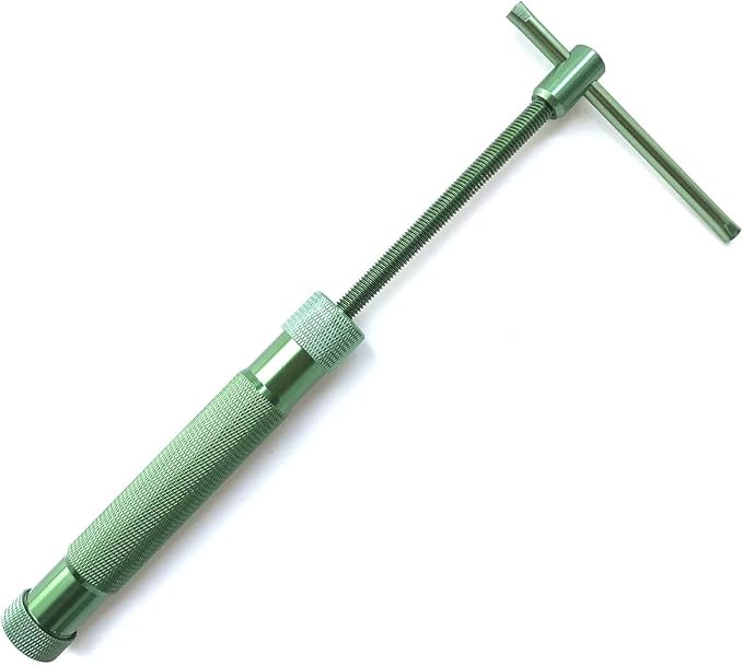 HEVERP Stainless Steel Clay Extruders Sugar Paste Extruder Cake Fondant Decorating Tool Set (Green)