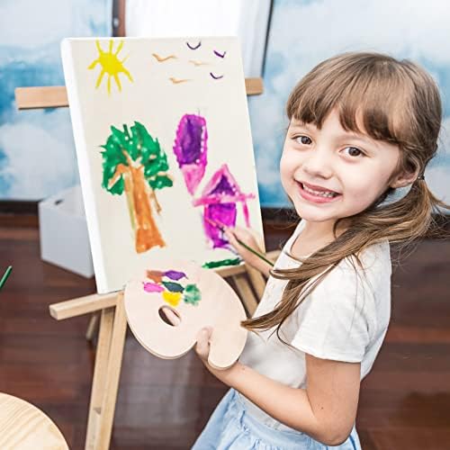 2 Pack Canvases for Painting with 8x10, Stretched Blank Canvas Framed White Canvas Boards Painting Supplies Art Board Paint Canvas Panels DIY Gift for Kids Adults Artist Hobby Painters