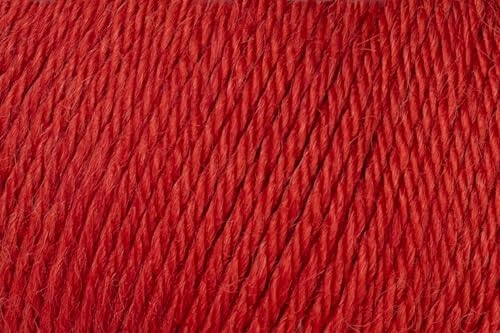 100% Baby Alpaca Yarn for Knitting & Crocheting - Set of 3 Skeins of Premium Yarn DK - Lightweight, Hypoallergenic & Thermal Peru Made - Ideal for Delicate Projects (RE178 - Crimson Red)