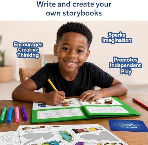 Skillmatics Storybook Art Kit – Adventures, Writing Activity, Gift for Kids