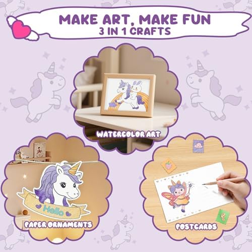 CHICAUP Paint with Water Coloring Books for Kids, Mess Free Watercolor Painting Kit Painting Activity for Kids Ages 3-5 4-8, Arts Crafts Drawing Gift Toy for Boy Girl