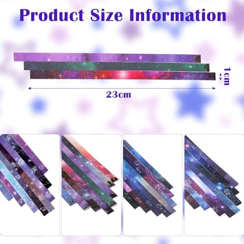 Windspeed 2160 Pcs Constellations Printed Origami Star Paper Strips