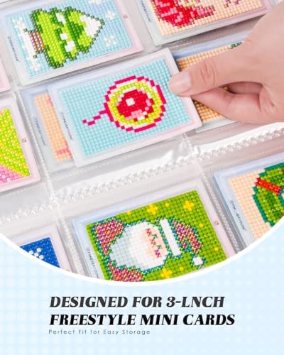 Foreveryoung Minigem Diamond Art Storage Book, 3-Inch, 1 Pack