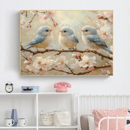 Blue Bird Diamond Art Kits for Adult Diamond Painting Kit for Beginner
