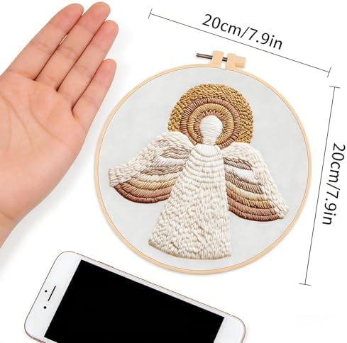 Nativity Cross Stitch Kit, Hand Embroidery Kit for Adults Christmas Decor