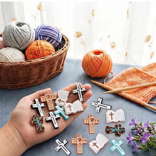 ZZXLLRO 10Pcs Cross Knitting Needle Stoppers Silicone Point Protectors Accessories Fit Size 2.5-13 (3mm-9mm) for All Different Needle Materials