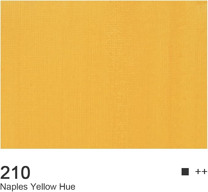 AUREUO Naples Yellow Hue Acrylic Paint, 4 Fl Oz / 120ml Single Tube, Rich Pigment Art Craft Paints for Canvas, Rocks, Wood, Ceramic, Fabric - Art Supplies for Beginners, Professionals, Artists