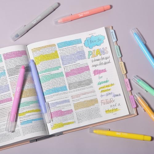 Mr. Pen- No Bleed Gel Highlighters, Friendly Colors, 8 Pack