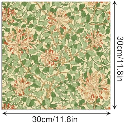 12×12 Vintage Spring Vine Scrapbook Paper Watercolor Patterned Paper,24 Sheets Double-Sided CardStock Papers Pad for Holiday Cardmaking Journaling DIY Origami Decorative Craft Papers.
