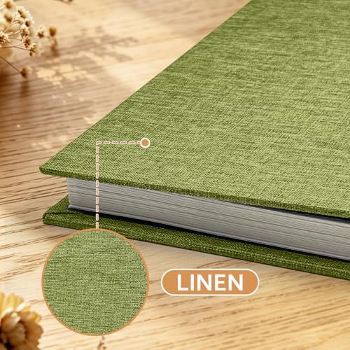 Large Photo Album Self Adhesive Scrapbook, 30 Sheets/ 60 Pages Photo Book for 4x6, 5x7, 8x10 Pictures, DIY Album for Birthday Gifts for Women Mom Wedding Baby Family Travel