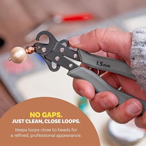 The Beadsmith Original One Step Looper | Create and Trim Consistent 1.5 mm Loops for Jewelry Making, Use With 24-18g Craft Wire (Patented)