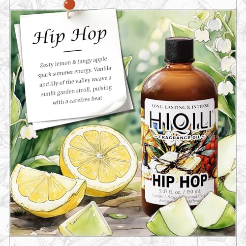 HIQILI Hip Hop Fragrance Oil for Diffuser, DIY & Aromatherapy