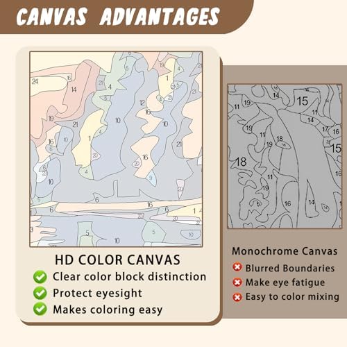 XTCIXAL Paint by Numbers Kit for Adults, Halloween - 16X20 Inch
