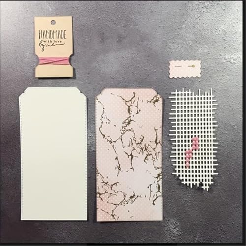 Scrapbooking Die-Cuts for Card Making, Christmas Metal Cutting Dies, Paper Craft Punch Template, Background Embossing Stencils, DIY Album Décor (Grid A-10.5x5.3cm)