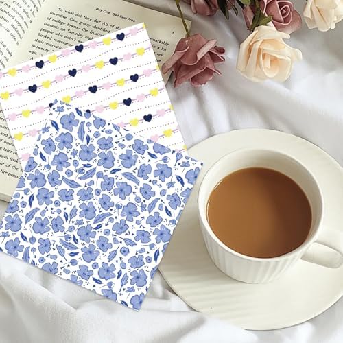 Bomichi 16 Sheets Scrapbook Paper, Vintage Decorative Scrapbook Supplies for Junk Journal Card Making Picture Art Collage DIY 6x6 inches, Plants theme