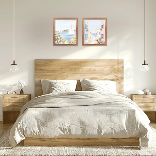 RLTXBUK Diamond Art Painting Kits for Adults 2 Pack, Sailboat Seascape & Coastal Cottage Alley, Full Drill DIY Rhinestone Diamond Painting for Beach Home Decor 9.8x11.8 Inch