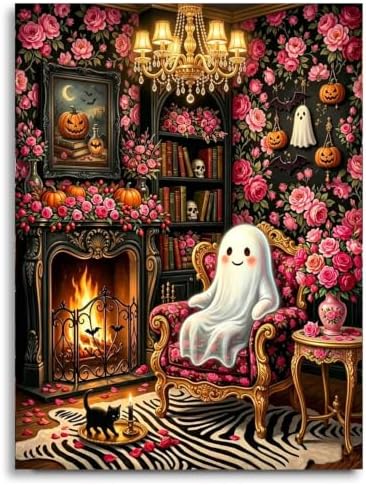 SUHEFAFA Ghost Diamond Painting Kit for Adults 12×16 inch
