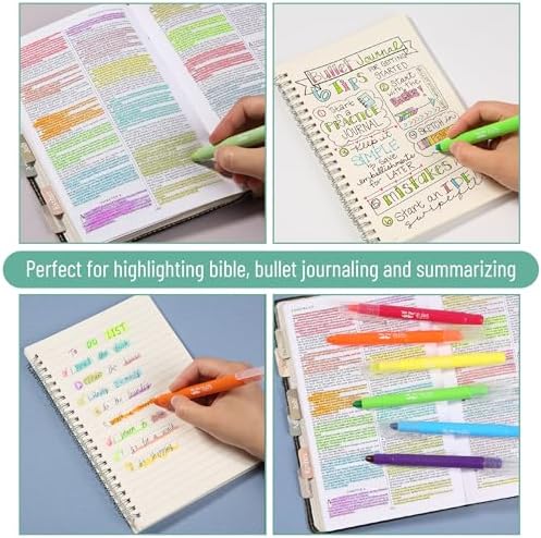 Mr. Pen- No Bleed Gel Highlighters, Vintage Colors, 16 Pack