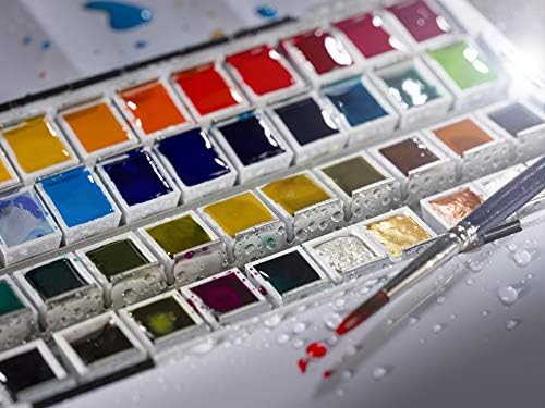 Van Gogh Watercolor Paint Set, General Selection, 48 Half-Pan