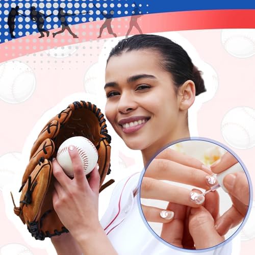Weysat 30g Baseball Confetti Polymer Clay Slices 0.2 Inch Sports Sprinkles