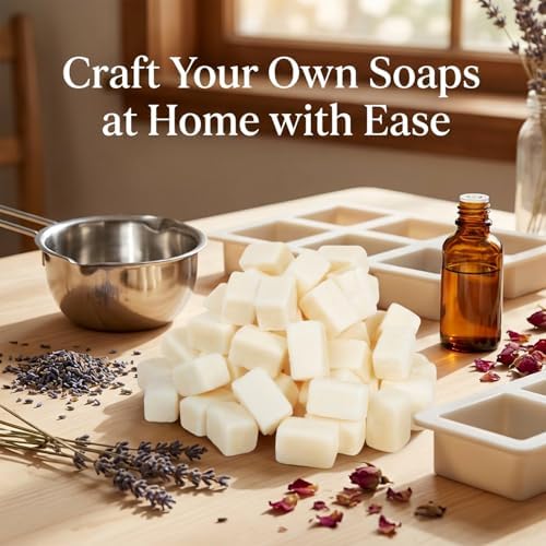 Sukh 15oz Goat Milk Soap Base - Natural Pre-Cut Melt and Pour Soap Base