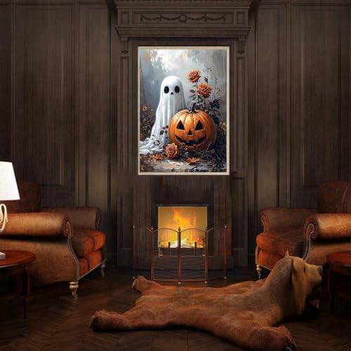 SUJINMEI Halloween Paint by Numbers Kit for Adults Without Frame 16X20 inch