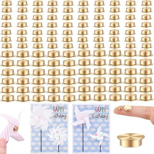 120 Pcs Mini Metal Rotating Bearings for DIY Handmade Crafts Paper Cards Scrapbooking, 360°Rotation Smooth Spin Mechanism Spinner for Jewelry Making Nail Decor Crafts Project Tools 8x10x3mm&5x7x2.5mm
